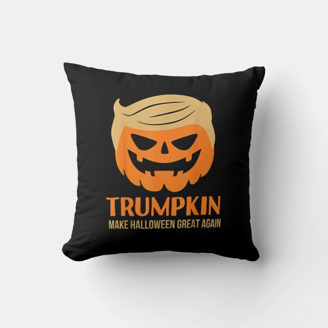 Trumpkin macht Halloween wieder groß Kissen (Vorderseite)