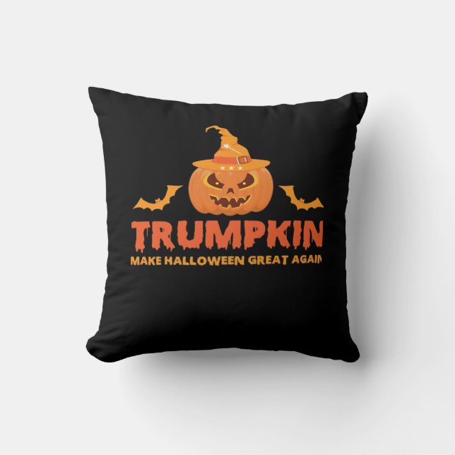 Trumpkin macht Halloween wieder groß Kissen (Vorderseite)