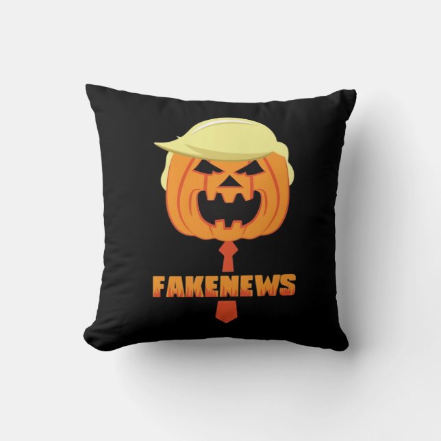 Trumpkin macht Halloween wieder groß - News Classi Kissen (Vorderseite)