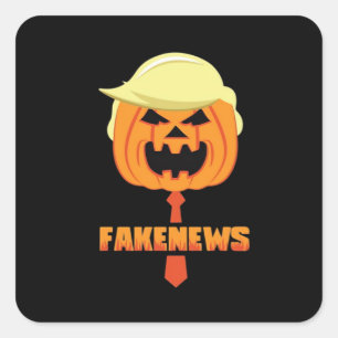 Trumpkin macht Halloween wieder groß - News Classi Quadratischer Aufkleber