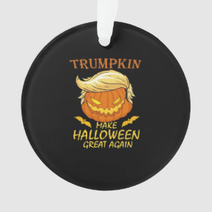 Trumpkin macht Halloween wieder groß - Retro Pumpk Ornament