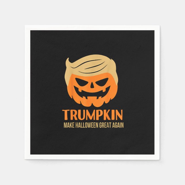 Trumpkin macht Halloween wieder groß Serviette (Vorderseite)