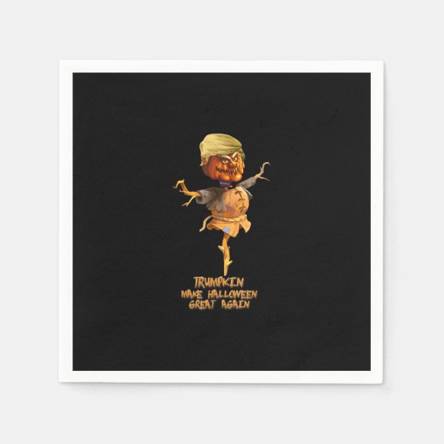 Trumpkin macht Halloween wieder groß Serviette (Vorderseite)