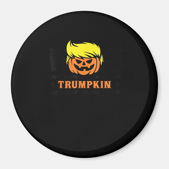 Trumpkin macht Halloween wieder groß USA Flag Funn Magnet (Vorne)