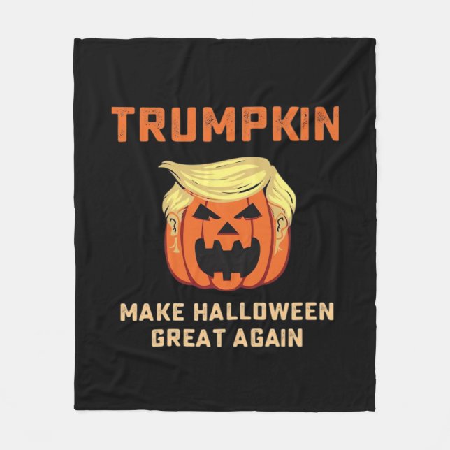 Trumpkin macht Halloween wieder großartig - klassi Fleecedecke (Vorderseite)
