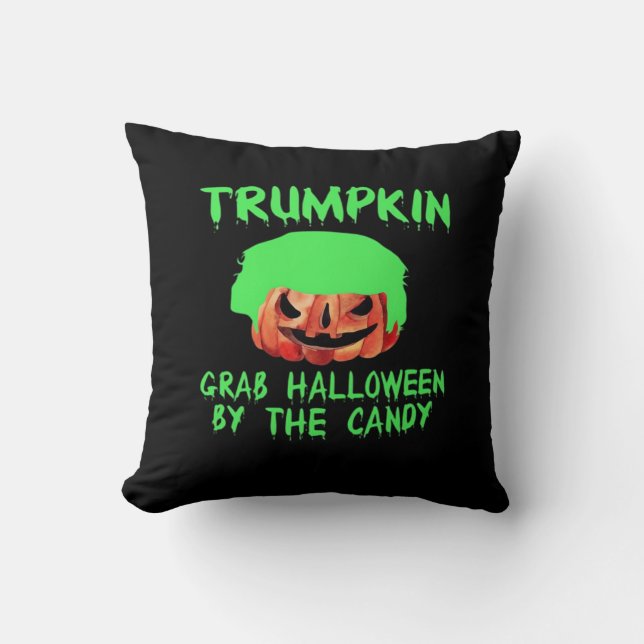 Trumpkin macht Halloween wieder großartig, um sich Kissen (Vorderseite)