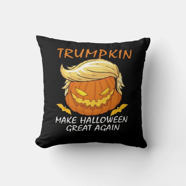 Trumpkin macht Halloween wieder klassisch - Funn Kissen (Vorderseite)
