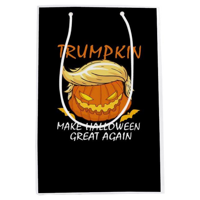 Trumpkin macht Halloween wieder klassisch - Funn Mittlere Geschenktüte (Vorderseite)