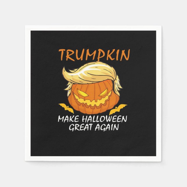 Trumpkin macht Halloween wieder klassisch - Funn Serviette (Vorderseite)