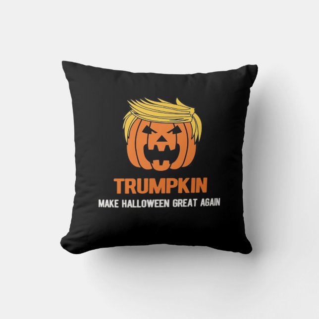 Trumpkin macht Halloween wieder klassisch Kissen (Vorderseite)
