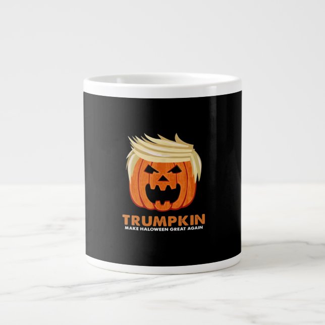 Trumpkin macht Halloween wieder klassisch - Limi Jumbo-Tasse (Vorderseite)