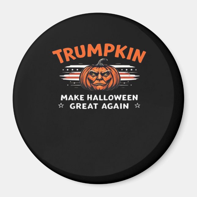 Trumpkin macht Halloween wieder klassisch Magnet (Vorne)