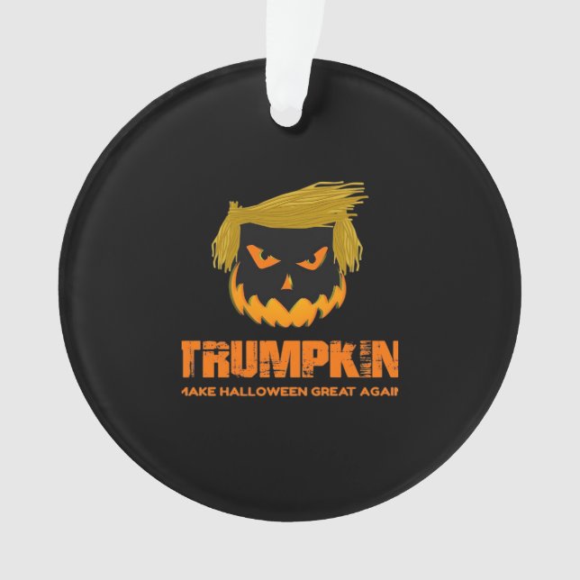 Trumpkin, macht Halloween wieder klassisch Ornament (Vorderseite)