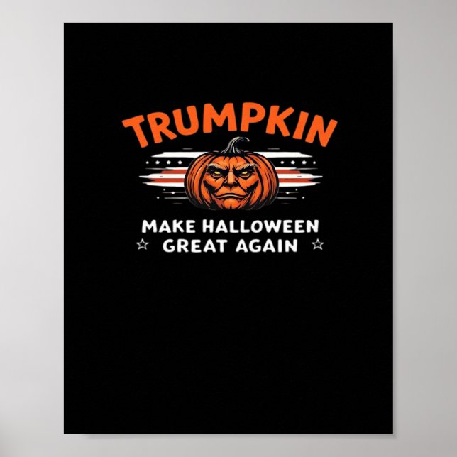 Trumpkin macht Halloween wieder klassisch Poster (Vorne)