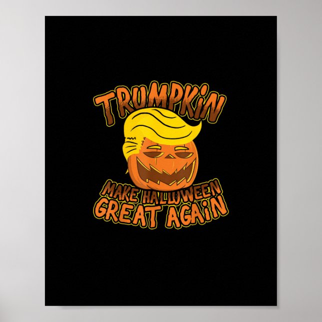 Trumpkin macht Halloween wieder zu einer lustigen  Poster (Vorne)