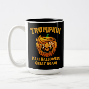 Trumpkin macht Halloween wieder zu einer lustigen Zweifarbige Tasse