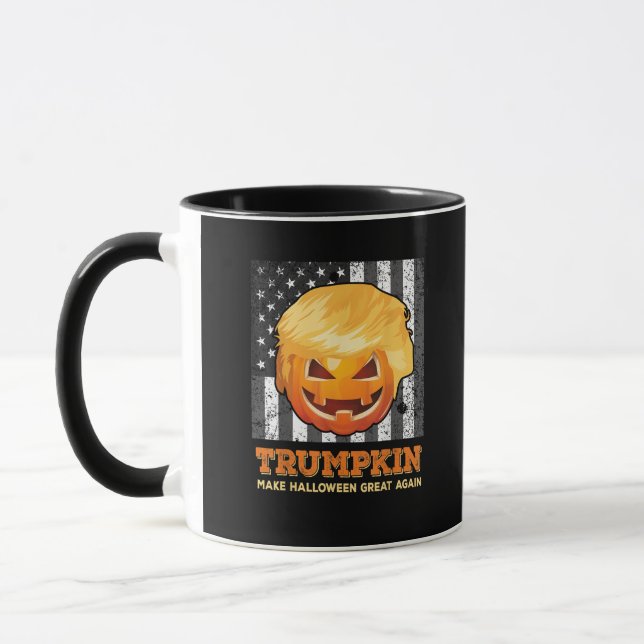 Trumpkin macht Halloween wieder zum Präsidenten Pu Tasse (Links)