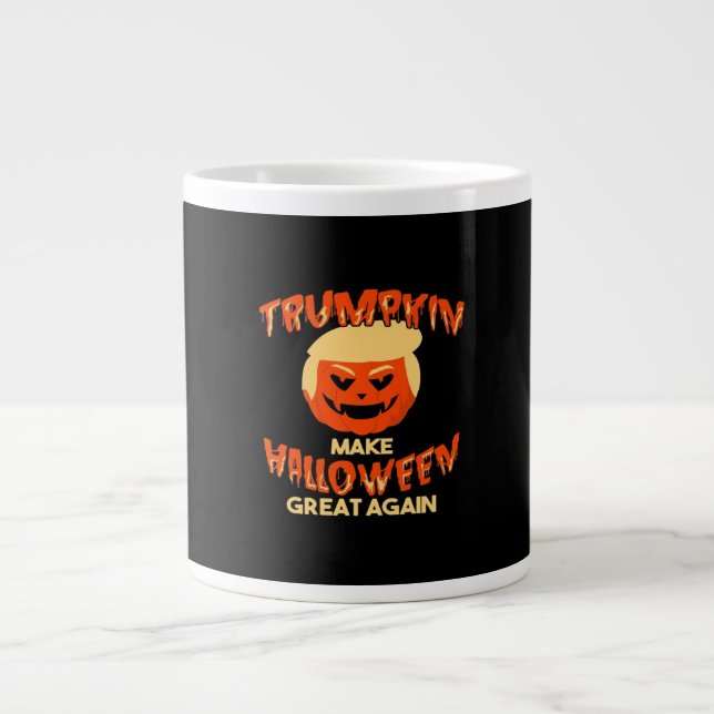 Trumpkin macht mein Halloween wieder groß Jumbo-Tasse (Vorderseite)