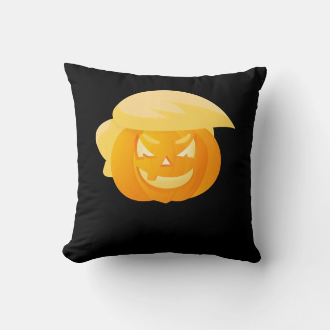 Trumpkin Make Halloween Great Kissen (Vorderseite)