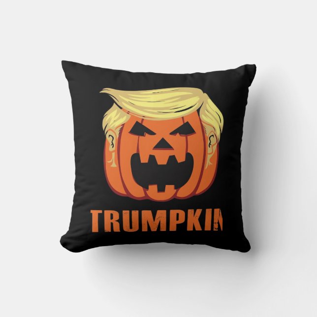 Trumpkin Make Halloween Kissen (Vorderseite)