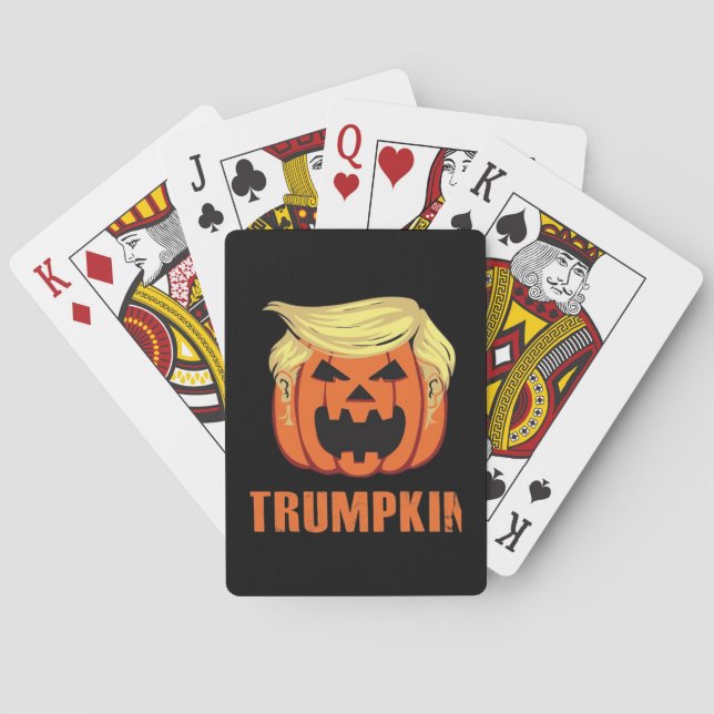 Trumpkin Make Halloween Spielkarten (Rückseite)