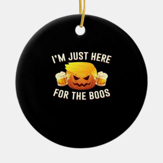 Trumpkin nur für das Boos Halloween-Kostüm Keramik Ornament (Vorne)