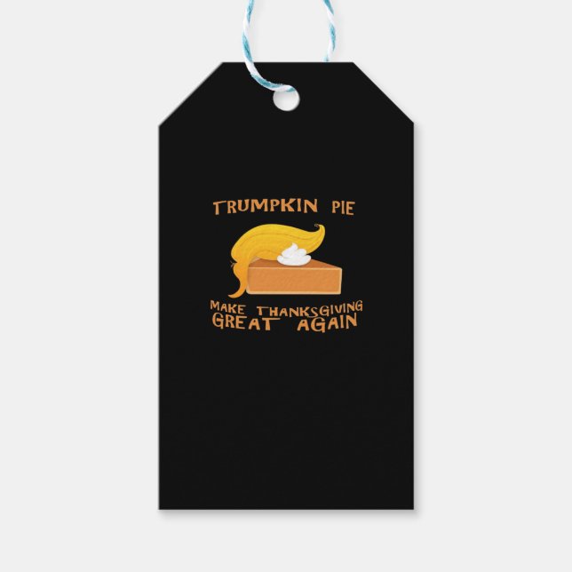Trumpkin Pie Erntedank Geschenkanhänger (Vorderseite)