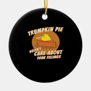 Trumpkin Pie Halloween wieder groß Trumpkin P Keramik Ornament