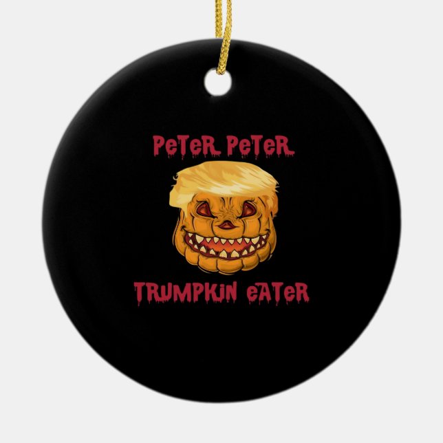 Trumpkin Pumpkin Eater Classic Keramik Ornament (Vorne)