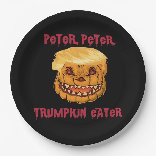 Trumpkin Pumpkin Eater Classic Pappteller (Vorderseite)