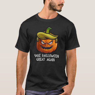 Trumpkin Pumpkin Funny Halloween Wahldesign T-Shirt