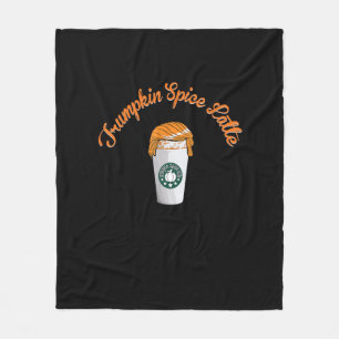 Trumpkin Pumpkin Gewürz Latte Holiday Kaffee Fleecedecke