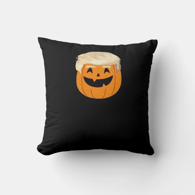 Trumpkin Pumpkin Halloween Classic Kissen (Vorderseite)