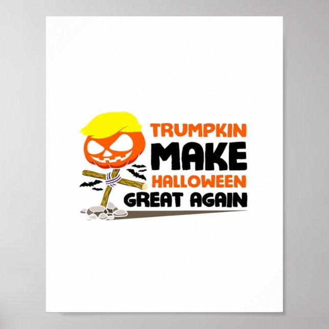 Trumpkin Pumpkin Halloween Classic Poster (Vorne)