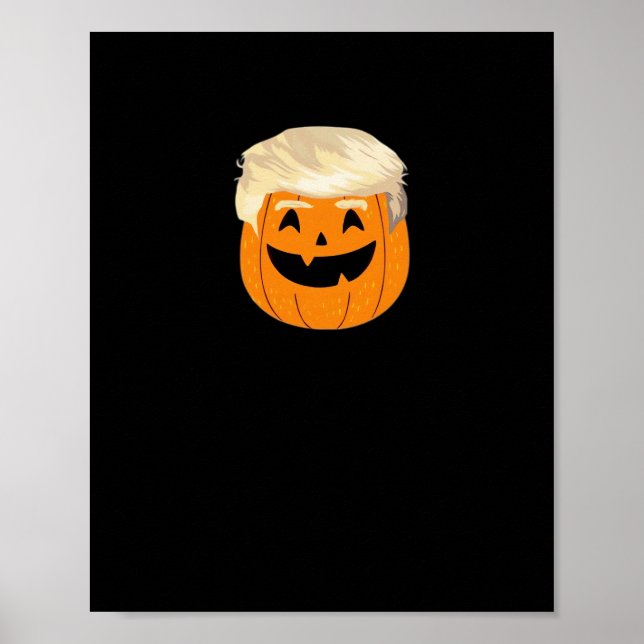 Trumpkin Pumpkin Halloween Classic Poster (Vorne)
