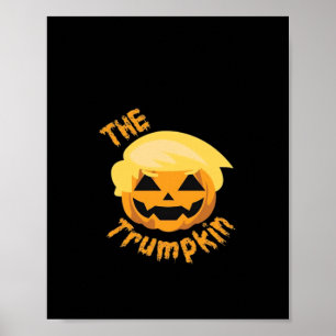 Trumpkin Pumpkin Halloween Design - Sloth Costume Poster