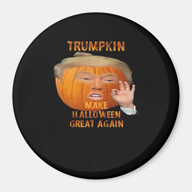 Trumpkin Pumpkin Halloween wieder groß Magnet (Vorne)