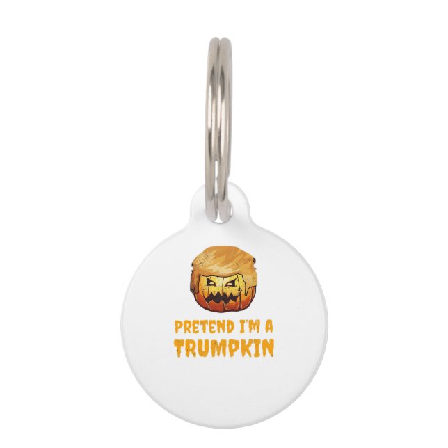 Trumpkin Pumpkin Haustiermarke (Vorderseite)