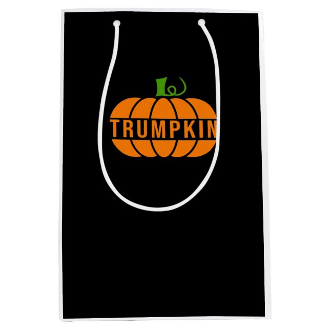 Trumpkin Pumpkin Mittlere Geschenktüte (Vorderseite)