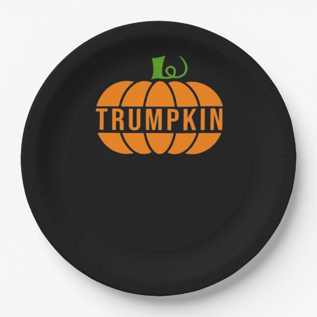 Trumpkin Pumpkin Pappteller (Vorderseite)