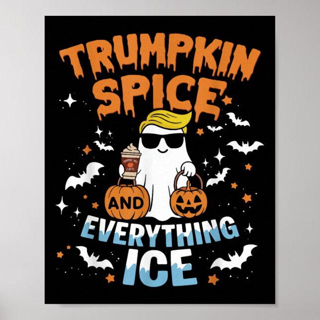 Trumpkin Sce And Everything Ice Fall Autumn Hallow Poster (Vorne)