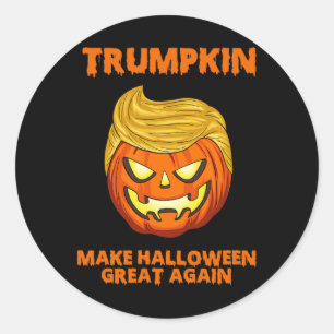 Trumpkin USA machen Halloween wieder großartig Runder Aufkleber
