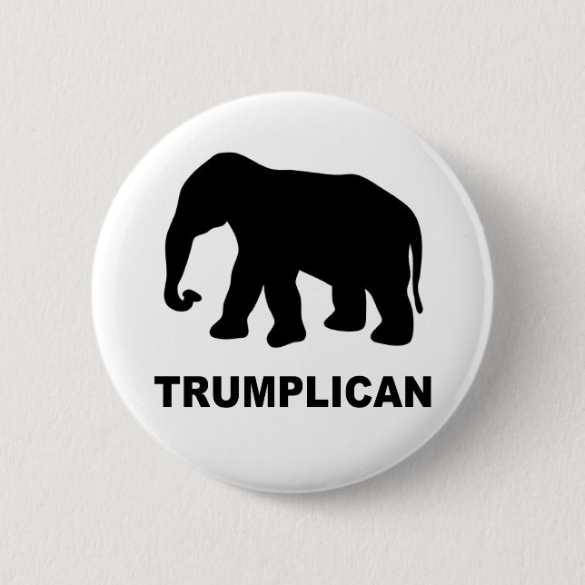 Trumplican populärer Prodonald trump Fettdruck Button (Vorderseite)