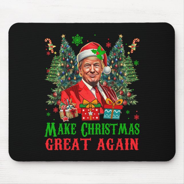 Trumpmas machen Weihnachten wieder großartig Weihn Mousepad (Vorne)