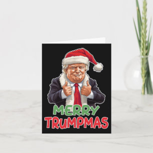 Trumpmas - Weihnachtsmann Donald Trump Karte