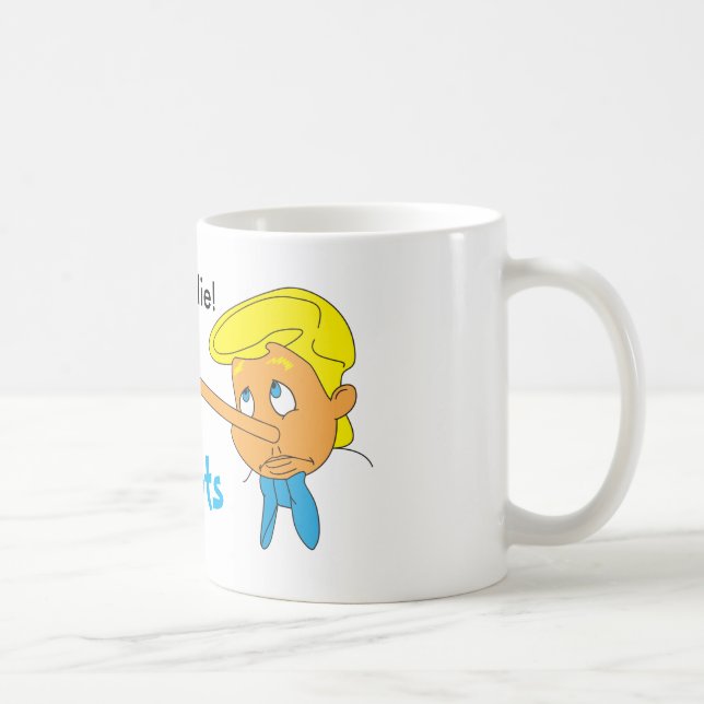 Trumpnocchio Kaffeetasse (Rechts)