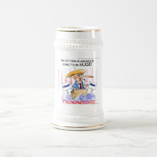 Trumpnocchio Lustige Donald Trump Artikel Bierglas