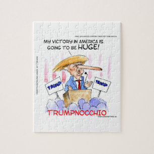 Trumpnocchio Lustige Donald Trump Artikel Puzzle