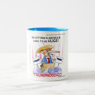 Trumpnocchio Lustige Donald Trump Tasse