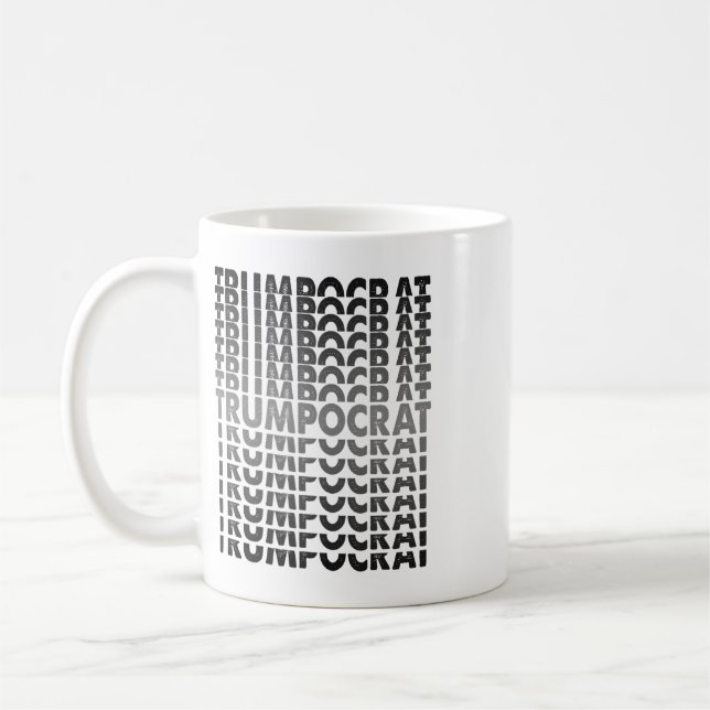 Trumpokrat Trump-okrat  Kaffeetasse (Links)